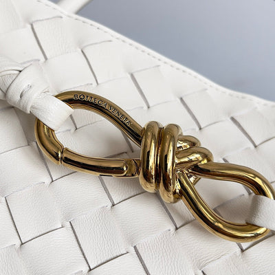 HANDLE BAG ANDIAMO 32 IN OFF WHITE LAMBSKIN - Image 7