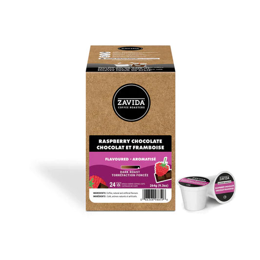 Zavida Raspberry Chocolate Dark Roast 24ct