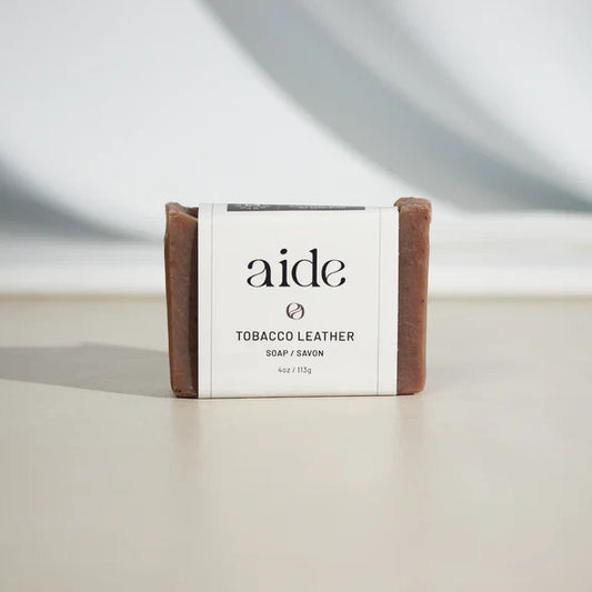 Aide Bodycare Soap - Tobacco & Leather