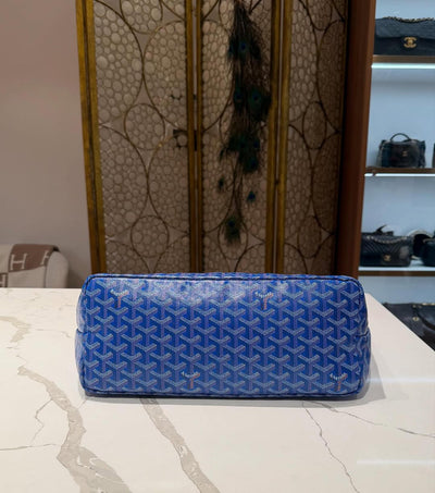 Goya*d anjou pm reversible tote bag in blue Goya*dine - image 3