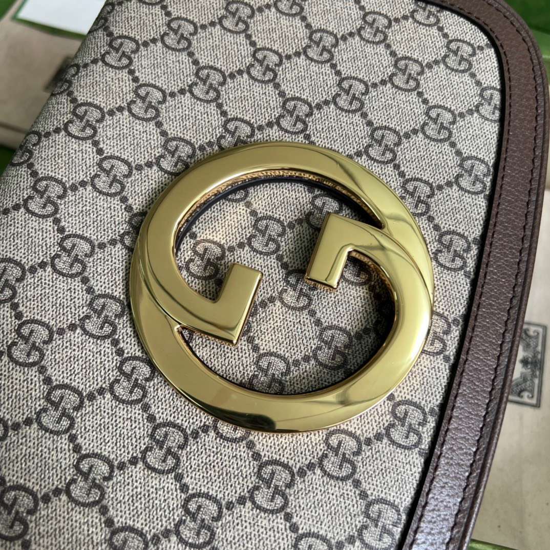 Guc*i blondie branded women’s handbag with ophidia pattern 28x16x4cm - image 6